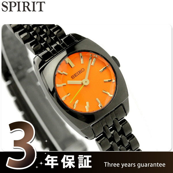 セイコー 腕時計 スピリット スマート レディース 流通限定モデル SEIKO SPIRIT オレンジ×ブラック SSEA003