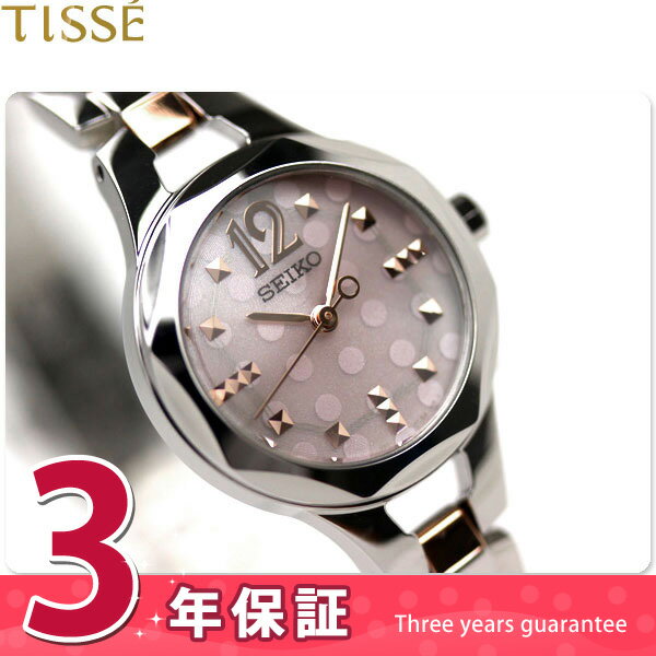 セイコー SEIKO ティセ ソーラー 腕時計 佐々木希プロデュースコレクション シルバー/ピンクゴールド×ピンク SWFA037 