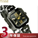 セイコー SEIKO ティセ ソーラー 角型 腕時計 ティセ オールブラック SWFA081