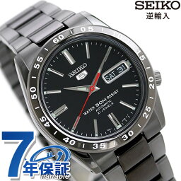 <strong>セイコー5</strong> 逆輸入 自動巻き 腕時計 ブランド メンズ 黒い稲妻 セイコー ファイブ SEIKO SNKE03K1 オールブラック 黒 プレゼント ギフト