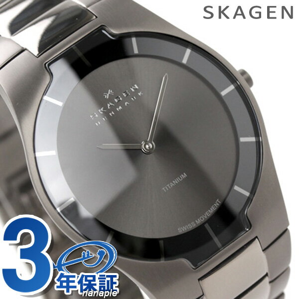 スカーゲン SKAGEN 腕時計 ブラックレーベル チタン メンズ グレー 585XLTMX【あす楽対応】SKAGEN チタニウム グレー 585XLTMXM