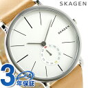 スカーゲン ハーゲン クオーツ メンズ 腕時計 SKW6215 SKAGEN シルバー×ライトブラウン