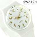 【25日は全品10倍にさらに+5倍でポイント最大28倍】 スウォッチ SWATCH 腕時計 スイス製 スタンダードジェント ホワイト・ビショップ GW164 時計【あす楽対応】