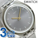 【5日は全品5倍にさらに+4倍でポイント最大33倍】 スウォッチ SWATCH 腕時計 スイス製 スキン レギュラー 36mm 薄型 SVOM100M 時計【あす楽対応】