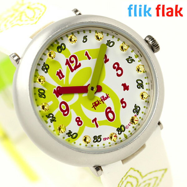 スウォッチ Swatch フリックフラック スイス製 子供用 腕時計 ガールズ Flik Flak FULL-SIZE インディアン・フラワー FCN007 