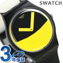 【5日は全品5倍にさらに+4倍でポイント最大33倍】 スウォッチ SWATCH こうもり メンズ レディース 腕時計 SUOB130 イエロー×ブラック【あす楽対応】