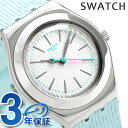 【5日は全品5倍にさらに+4倍でポイント最大33倍】 スウォッチ SWATCH アイロニー ミディアム レディース 腕時計 YLS193 シルバー×ミントグリーン 時計【あす楽対応】
