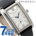 ティファニー グランド ダイヤモンド スモールセコンド メンズ 腕時計 Z0030.13.10B21A40A TIFFANY&Co. シルバー×ブラック サテンレザー 新品