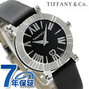 ティファニー アトラス 30mm レディース 腕時計 Z1300.11.11A10A41A TIFFANY&Co. クオーツ ブラック サテンレザー 新品