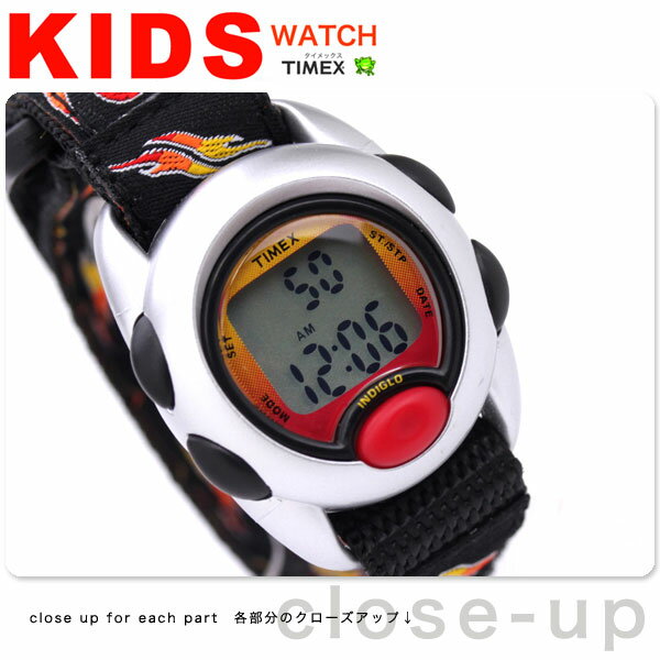 タイメックス TIMEX 腕時計 キッズ デジタル ファイヤー T78751【正規品】 TIMEX Kids Digital Indiglo Night 78751