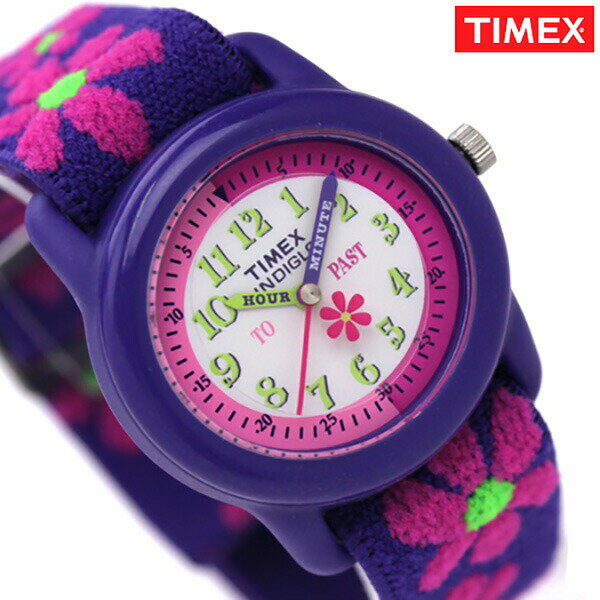 タイメックス TIMEX 腕時計 キッズ アナログ タイムティーチャー フラワー T89022