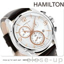 HAMILTON ハミルトン Jazzmaster Chronograph ジャズマスター クロノグラフ メンズ 腕時計 ブラウンレザー シルバー H32612555HAMILTON Jazzmaster Chronograph クオーツ H32612555