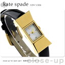 ケイトスペード ニューヨーク 腕時計 レディース カーライル ホワイトシェル×ブラック レザーベルト KATE SPADE NEW YORK 1YRU0068【あす楽対応】
