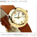 マーク バイ マーク ジェイコブス MARC by MARC JACOBS レディース 時計 Mini Amy ホワイト×キャメル MBM8575【あす楽対応】