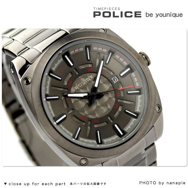 POLICE ポリス 時計 メンズ エンフォースX メタル ガンメタ PL12698JSU/61M 【あす楽対応】ポリス POLICE ENFORCE X PL.12698