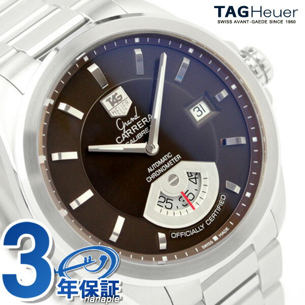 タグホイヤー メンズ 腕時計 グランドカレラ キャリバー6RS 自動巻き 40.2mm ブラウン WAV511C.BA0900