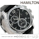 HAMILTON ハミルトン Jazzmaster Chrono Quartz 42mm ジャズマスター クロノクオーツ ブラック H32612735HAMILTON クオーツ ジャズマスター カーフバンド H32612735