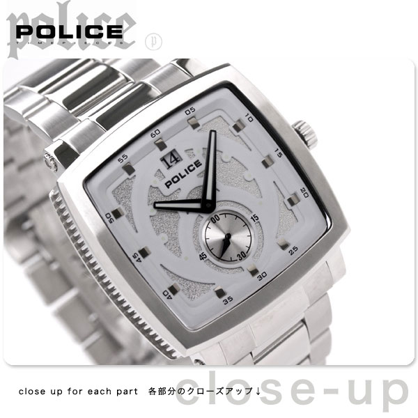 POLICE ポリス 時計 メンズ ファランクス スモールセコンド メタルベルト シルバー PL.11599JS/01Mポリス POLICE PHALANX PL.11599
