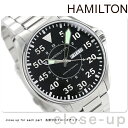 HAMILTON ハミルトン PILOT AUTO オートマチック パイロット オート メンズ 腕時計 ブラック H64715135HAMILTON PILOT AUTO 自動巻き メタルベルト H64715135