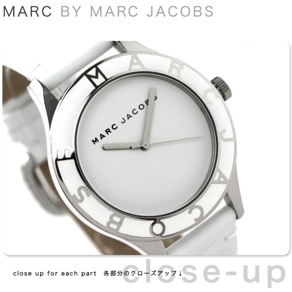 MARC BY MARC JACOBS マークバイマークジェイコブス レディース 時計 Blade ホワイト×シルバー MBM1099