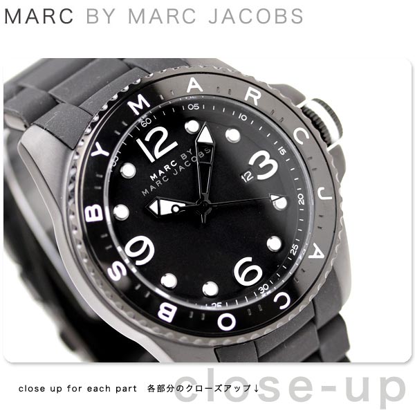 マーク バイ マーク ジェイコブス MARC by MARC JACOBS メンズ 時計 Marc Diver ブラック MBM2570