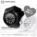 wize ＆ ope ワイズ＆オープ 腕時計 シャトル ブラック/ホワイト SH-ALL
