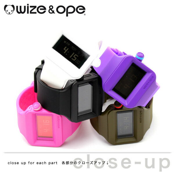 wize ＆ ope ワイズ＆オープ 腕時計 スウープ デジタル 全6タイプ SW