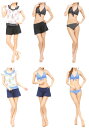 水着 レディース タンキニ 水着 体型カバー 4点セット ショートパンツ パンツセット 袖付き タンキニ水着 ラッシュガード 花柄 ドット柄 ワイヤービキニ ホルターネック ビキニ ママ ミセス 20代 30代 40代 50代 Shreanu シュリーヌ