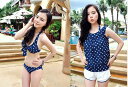 水着 レディース 体型カバー タンキニ 4点セット ショートパンツ トップス タンクトップ 女の子 レディース水着 女性用 ママ水着 体型カバー 体型 カバー カバーアップ 送料無料 あす楽
