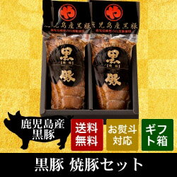 【送料無料】【お中元】鹿児島産黒豚焼豚セット鹿児島県産黒豚の焼き豚...:nangokubin:10000078