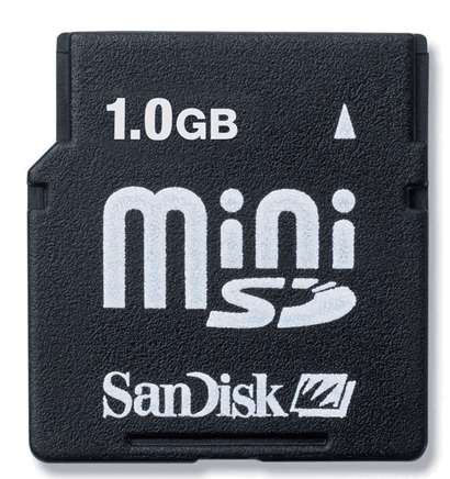 【限定特価】サンディスク miniSDカード SDSDM-1024-J60M 1GB