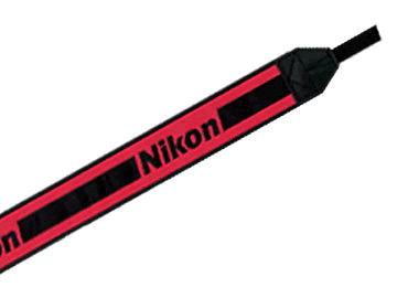 Nikon ニコン ワイド ストラップ レッド