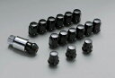 無限/MUGEN ホイールナット&ロックセット 4ホール用 ブラック 商品番号:08181-M07-K0S0-BL