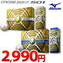  ミズノ　CROSS EIGHT 501（クロスエイト501）　（12球）全番手、飛距離アップ！飛びの5ピース！