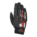 【ALPINESTARS・アルパインスターズ】【春夏物】MASAI AIR マサイエアーグローブ ブラック/レッド/ホワイト