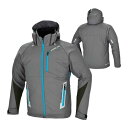 【RS TAICHI・RSタイチ】【2017秋冬物】RSJ702 SOFTSHELL ソフトシェルオールシーズンパーカ グレー/スカイ【レディースサイズあり 】