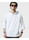 【SALE/30%OFF】NUMBER (N)INE DENIM 別注ハーフスリーブパーカー ナノユニバース カットソー【RBA_S】【RBA_E】【送料無料】