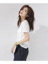【SALE/30%OFF】nano・universe リネン混VネックTシャツ ナノユニバース カットソー【RBA_S】【RBA_E】