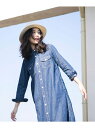 【SALE/40%OFF】Lee 別注ワークシャツワンピース ナノユニバース ワンピース【RBA_S】【RBA_E】【送料無料】