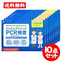[宅配便]にしたんクリニック【PCR検査 10点セット】 日本製 PCR検査 唾液 PCR キット 証明書 陰性証明書 検査 PCR検査キット 自費検査