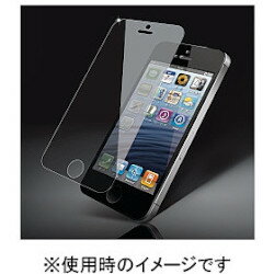 【送料無料】【カード決済可能】エレコム iPhone 5/5s/5c用 液晶保護フィルム(ガラスコート) PS-A12FLGL メーカー在庫品