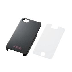 【送料無料】【カード決済可能】エレコム iPhone 4S用シェルカバーfor Girl/ブラック(PS-A11PVG09) メーカー在庫品[メール便対象商品]