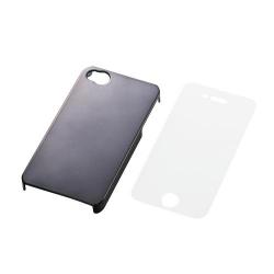 【送料無料】【カード決済可能】エレコム iPhone 4S用シェルカバーミラーコート/ブラック(PS-A11PVMBK) メーカー在庫品[メール便対象商品]
