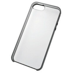 【送料無料】【カード決済可能】【P5E】エレコム iPhone 5/5s ソフトバンパーケース/フィルム付/ブラック PS-A12UBCBK(PS-A12UBCBK) メーカー在庫品[メール便対象商品]