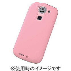 【送料無料】【カード決済可能】エレコム docomo F-03E用 シリコンケース/液晶保護フィルム付/ピンク(PD-F03ESCPN) メーカー在庫品