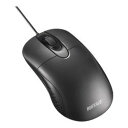 バッファロー BSMOUWPBKZ 有線光学式 3ボタン 防水防塵マウス ブラック 簡易包装 目安在庫=△