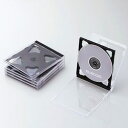 【P10E】エレコム CD/DVDプラケース/2枚収納/5パック/ブラック CCD-JSCNW5BK(CCD-JSCNW5BK) メーカー在庫品