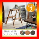 【S】折り畳み式ステップスツール【monSTEP】2段タイプ