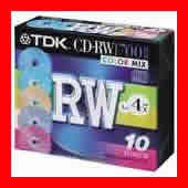 TDK CD−RW 700MB 80X10CCS 10枚