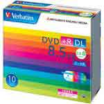 三菱化学メディア DVD＋R DL 8.5GB DTR85HP10V1 10枚